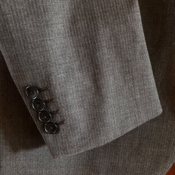 Awearness Kenneth Cole Wool Gray Suit Jacket Size 44R & Pants Size 36W 30L - Picture 15 of 15